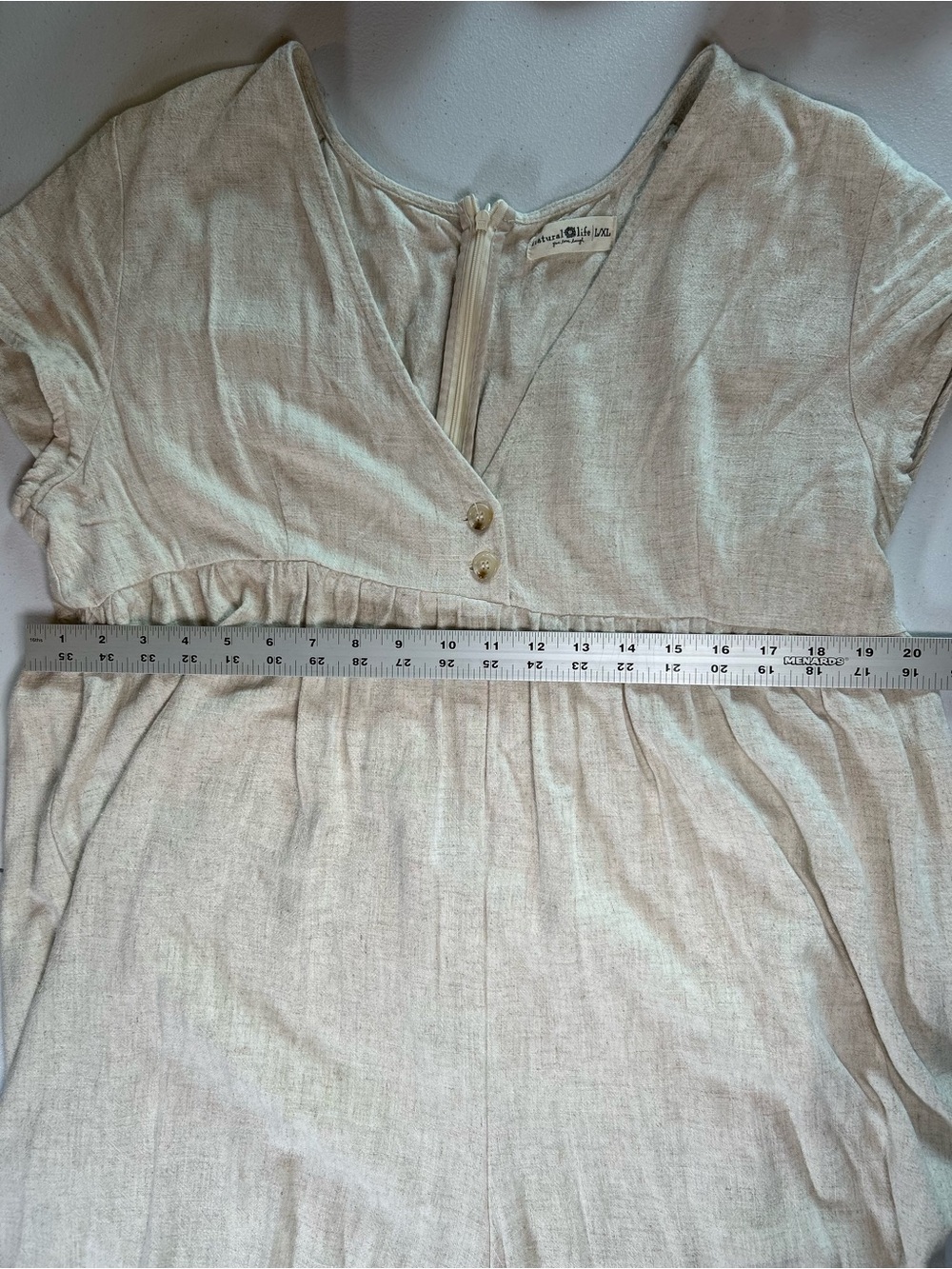 NATURAL LIFE Light Gray Soft Wide-Leg Jumpsuit - Picture 5 of 13